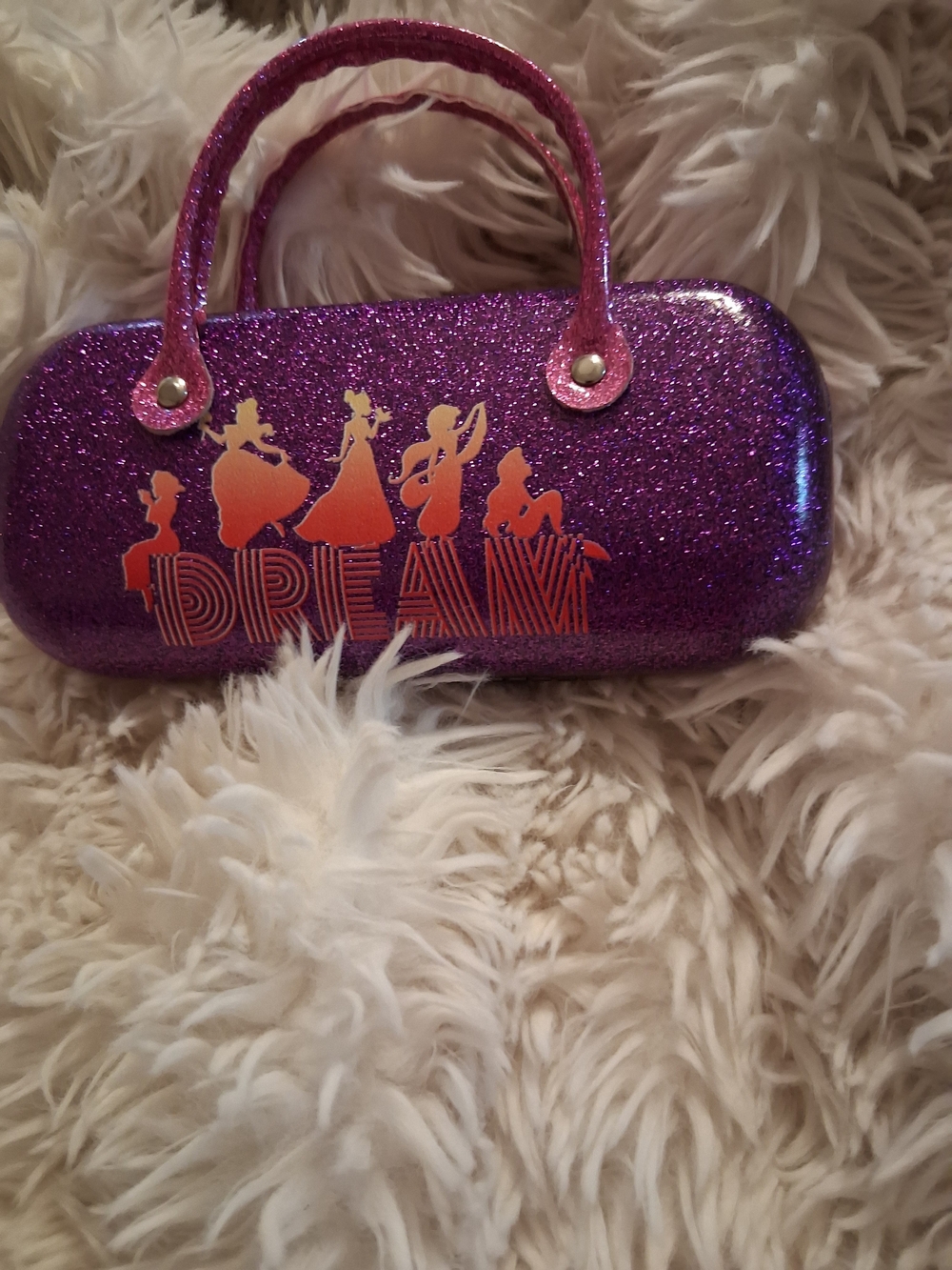 Disney Princess Dream Glitter Eyeglass Case